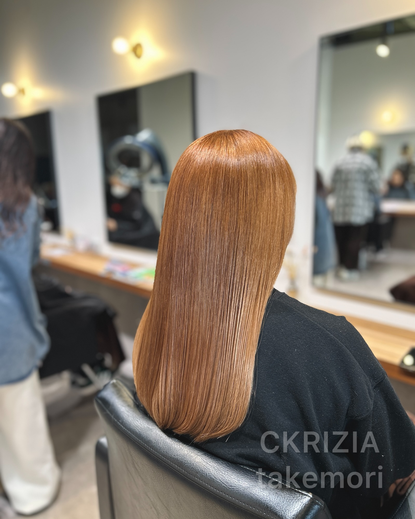 ブリーチなしカラー