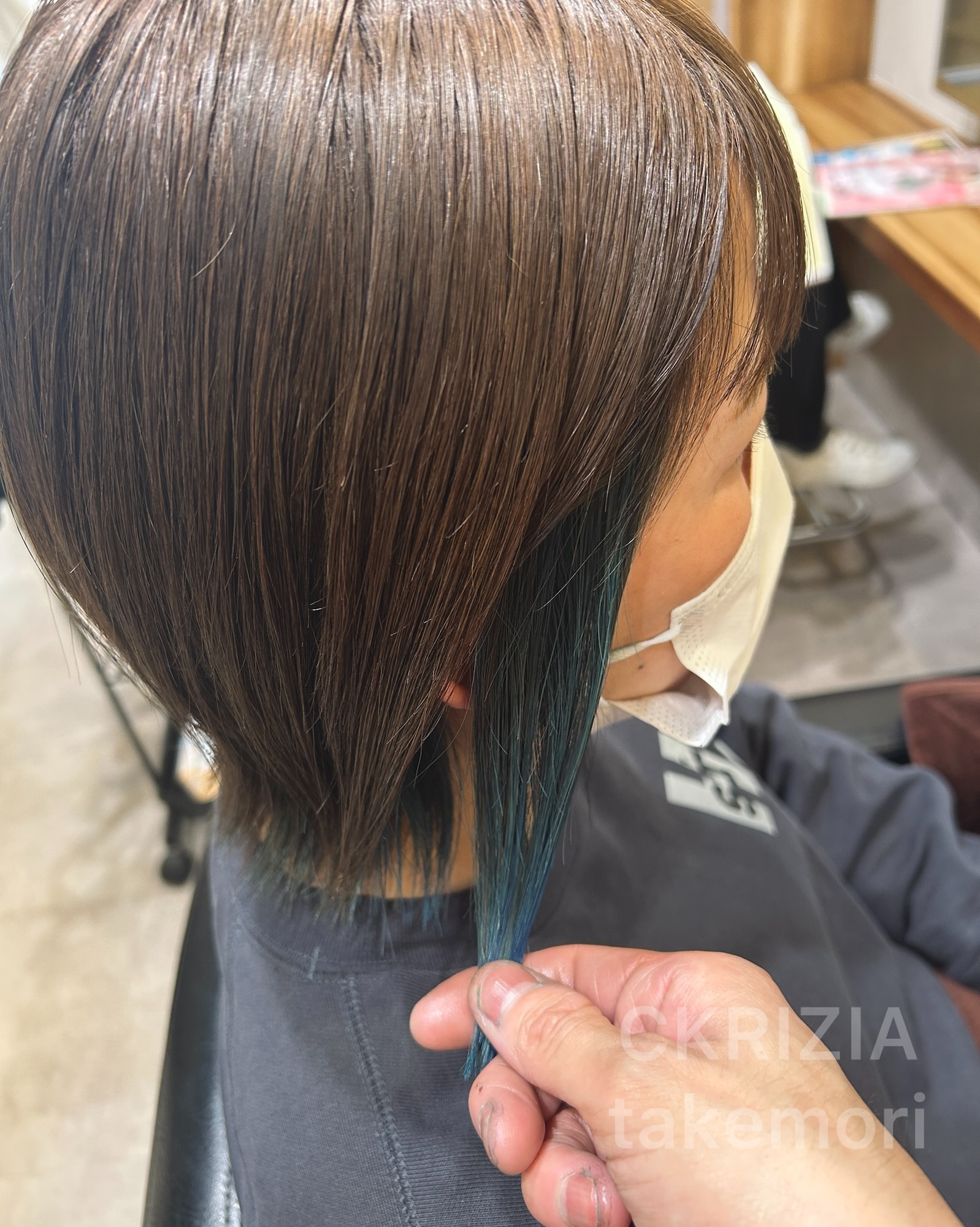 クールショート×ブルー